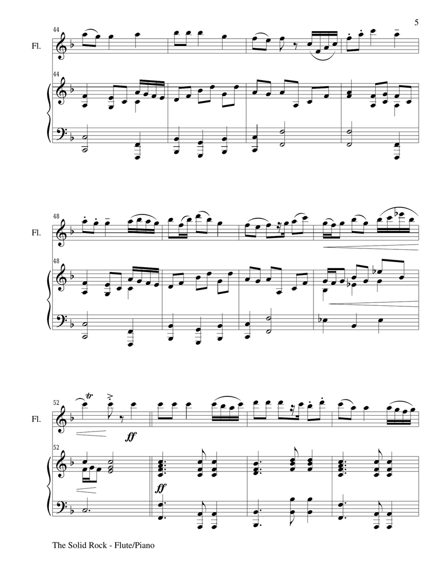 Gary Lanier: Hymns of Faith and Trust (Duets for Flute & Piano) Gary Lanier: Hymns of Faith and Trust (Duets for Flute & Piano) Woodwind Duet scores gallery preview page 6