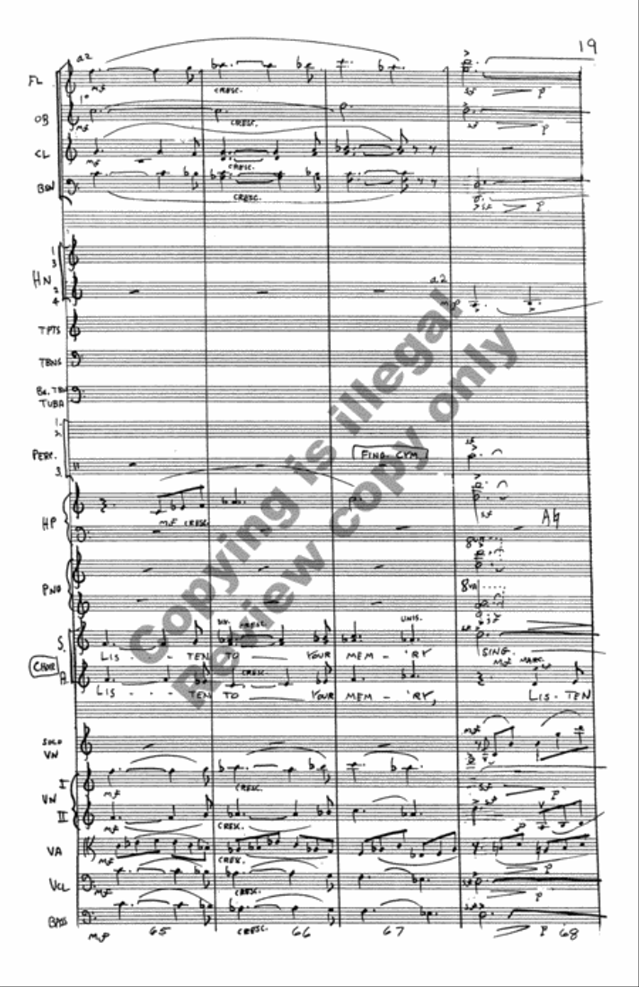 Creator Spirit, Heavenly Dove 4-Part scores gallery preview page 21