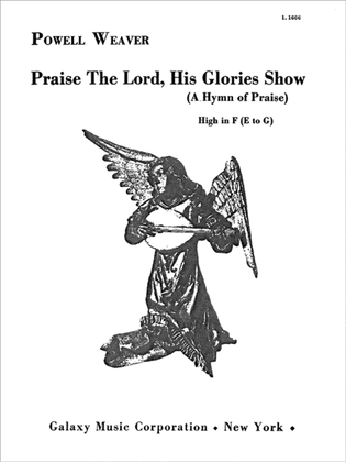 Book cover for Praise the Lord His Glories Show