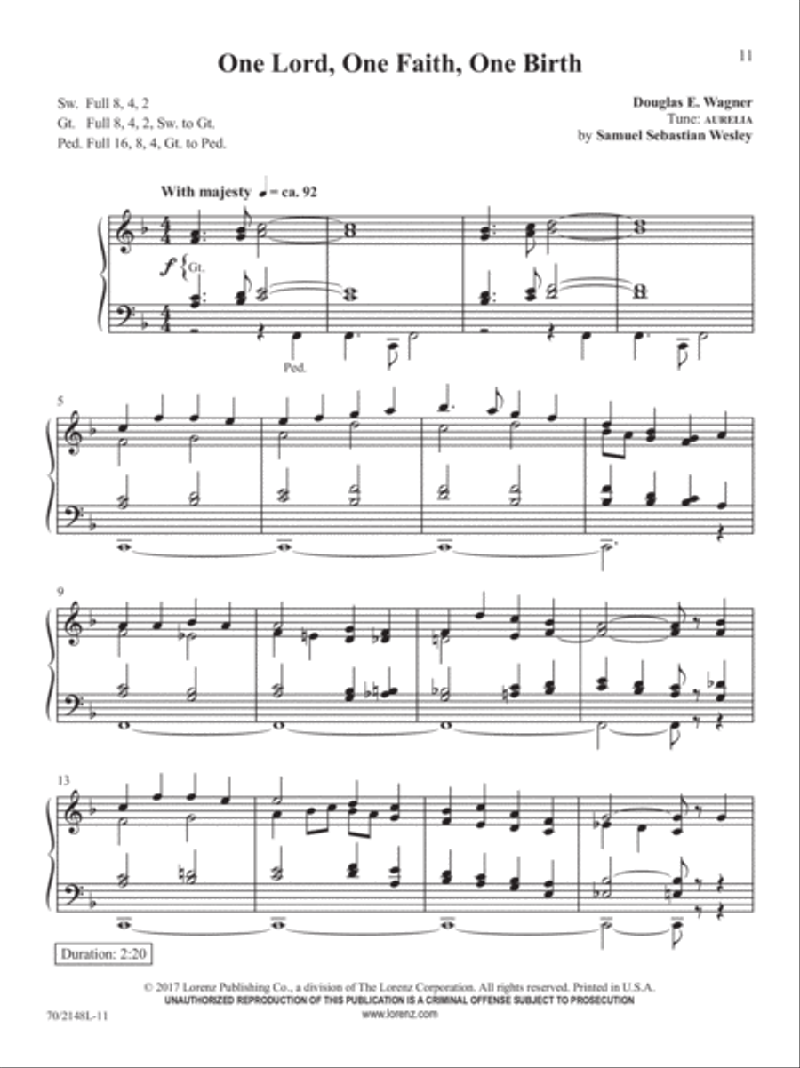 Easy Organ Library, Vol. 64 Organ Solo scores gallery preview page 6