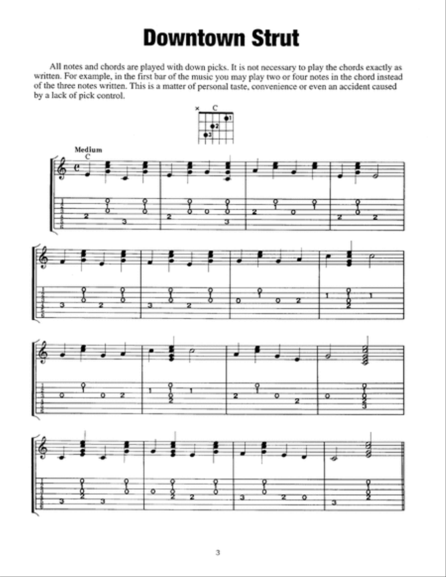 Easy Flatpicking Guitar Solos Acoustic Guitar scores gallery preview page 4