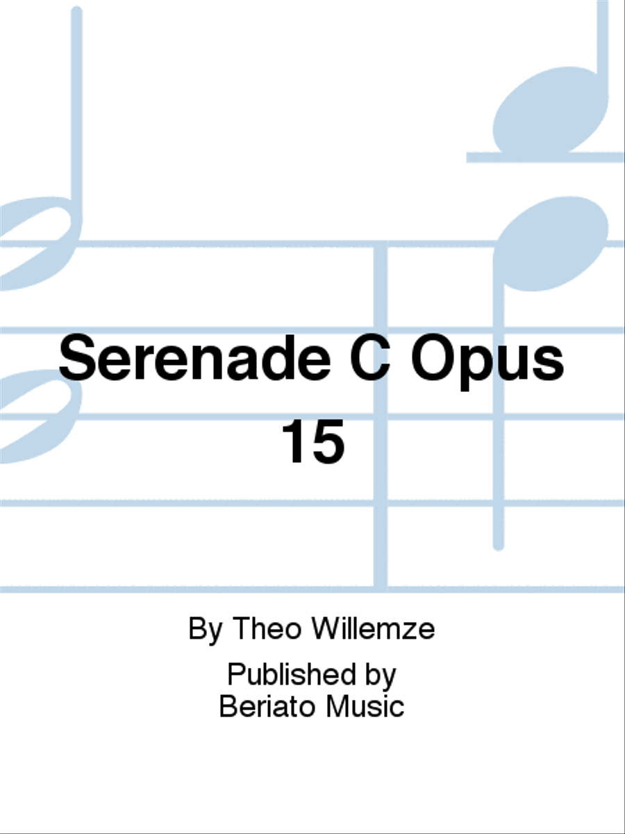 Serenade C Opus 15 Piano Solo scores gallery preview page 1