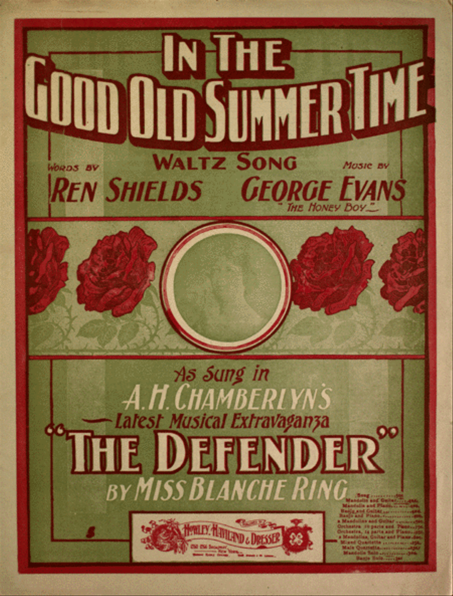 In the Good Old Summer Time. Waltz Song Voice scores gallery preview page 1