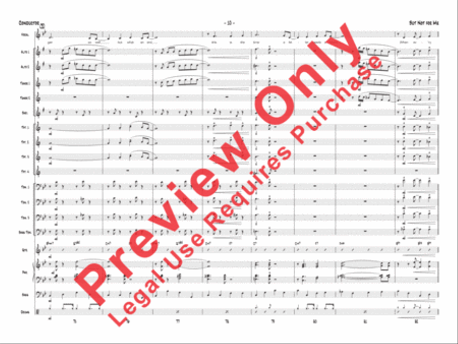 But Not for Me Jazz Ensemble scores gallery preview page 13