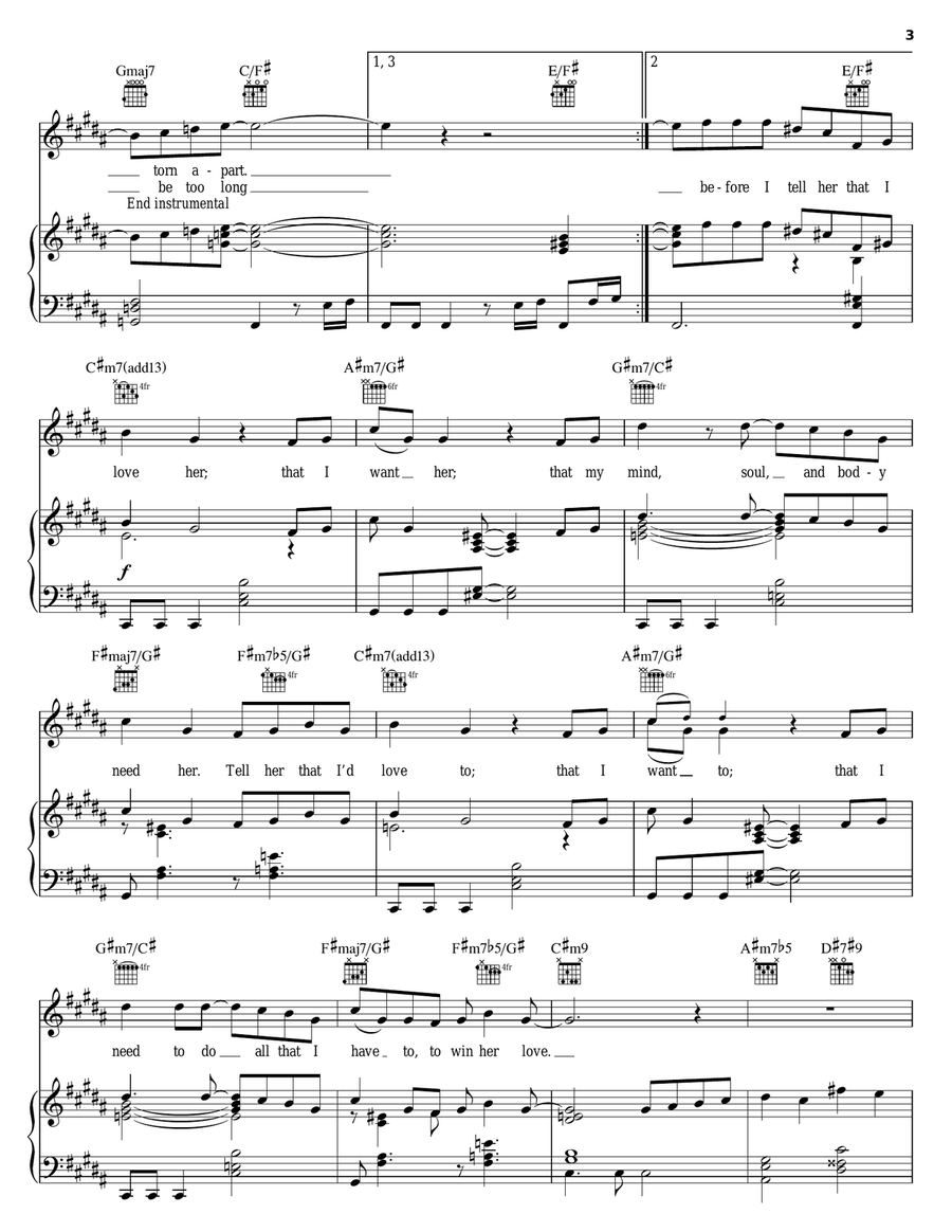 That Girl Piano, Vocal, Guitar scores gallery preview page 3
