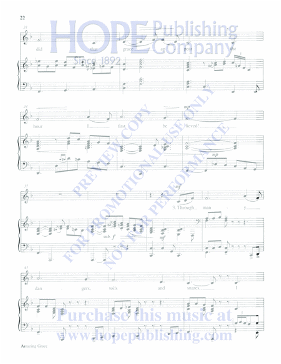 Seven Sacred Vocal Solos High Voice scores gallery preview page 25