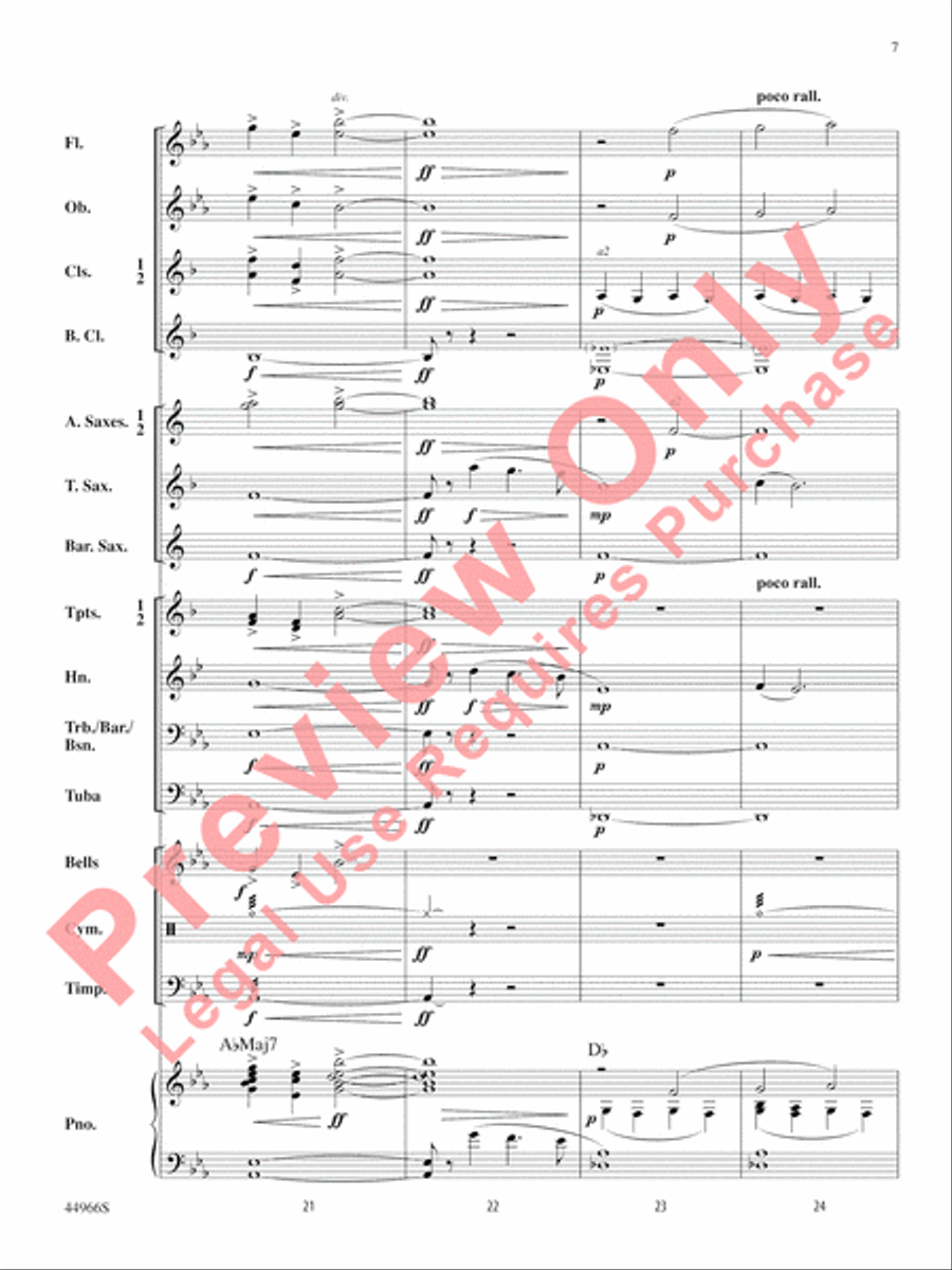 Sonatina Sonatina Concert Band scores gallery preview page 19