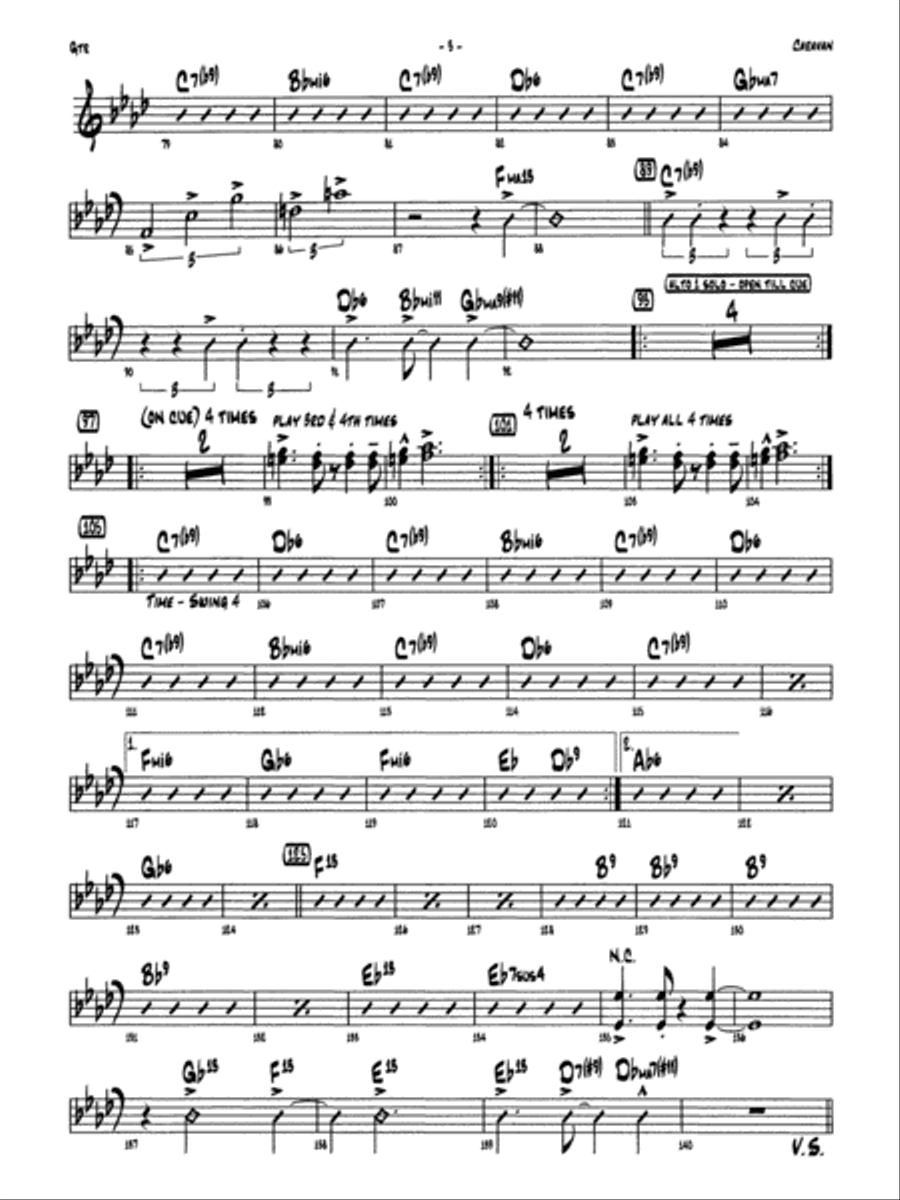 Caravan: Guitar Caravan: Guitar Jazz Ensemble scores gallery preview page 3