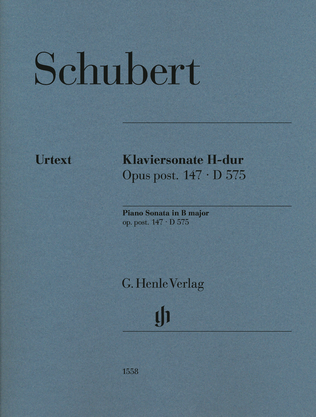 Book cover for Piano Sonata B Major