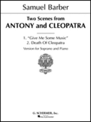 Book cover for 2 Scenes from Antony and Cleopatra