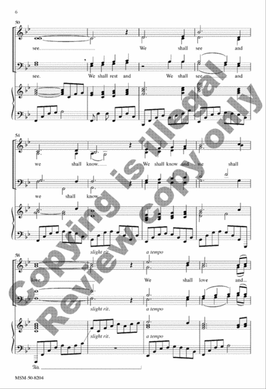 All Shall Be Amen and Alleluia 4-Part scores gallery preview page 13