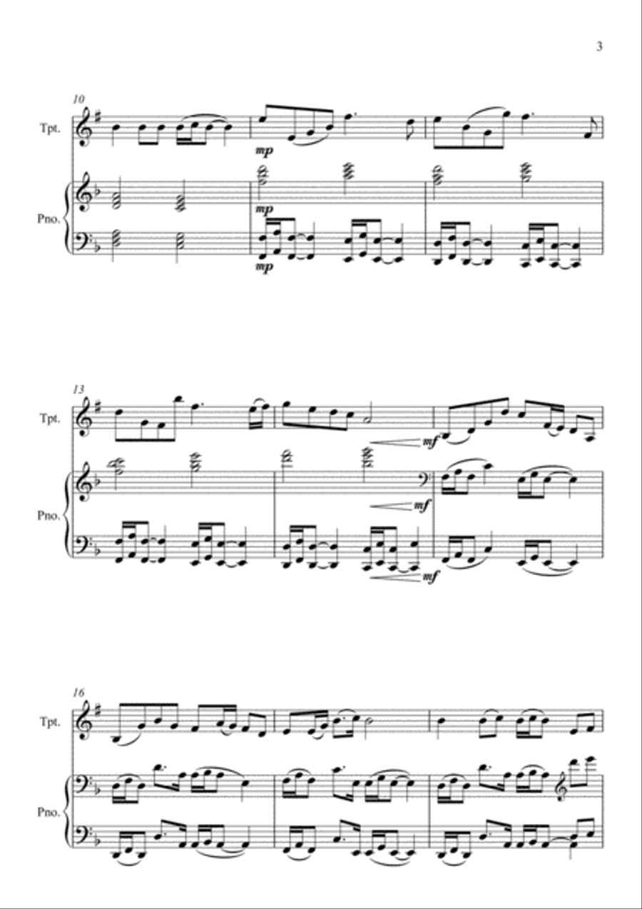 After - Trumpet Trumpet Solo scores gallery preview page 3