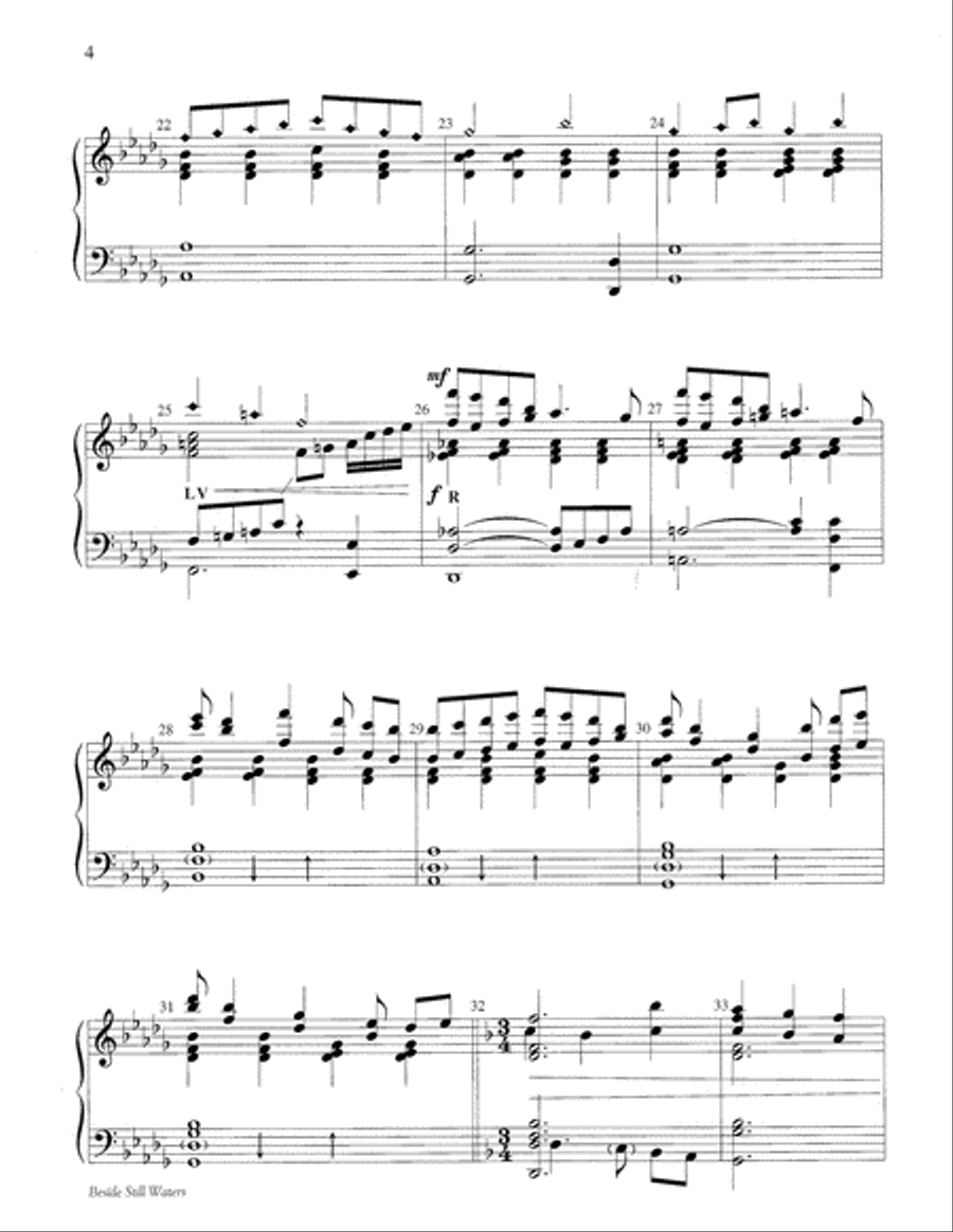 Beside Still Waters 5-Octaves scores gallery preview page 4
