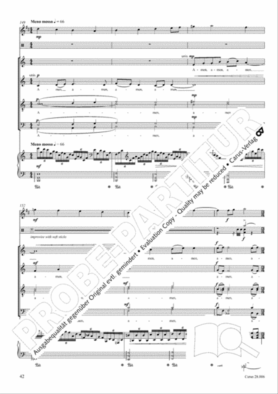 Pastoral Mass 4-Part scores gallery preview page 43
