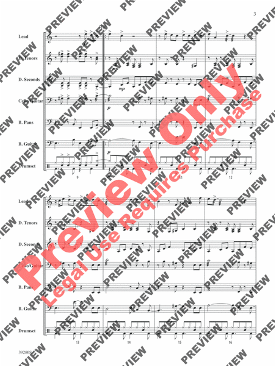 Smooth Steel Drum Band scores gallery preview page 4