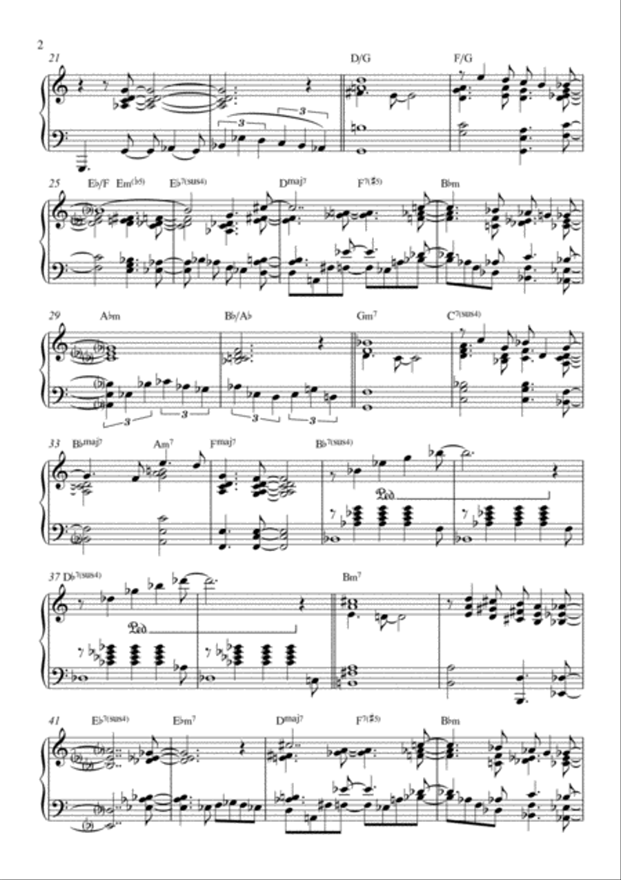 Ana Maria Piano Solo scores gallery preview page 2