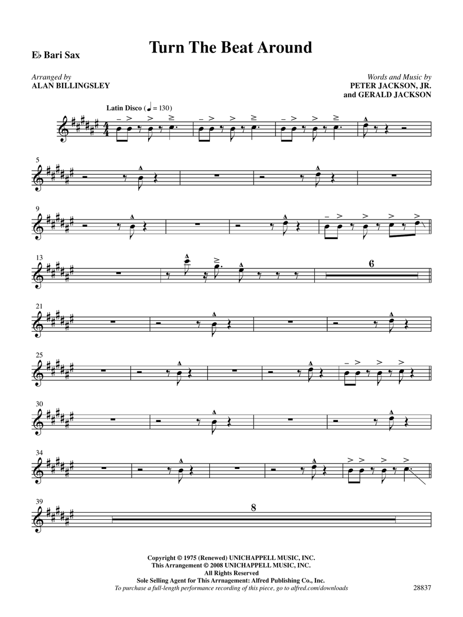 Turn the Beat Around: E-flat Baritone Saxophone