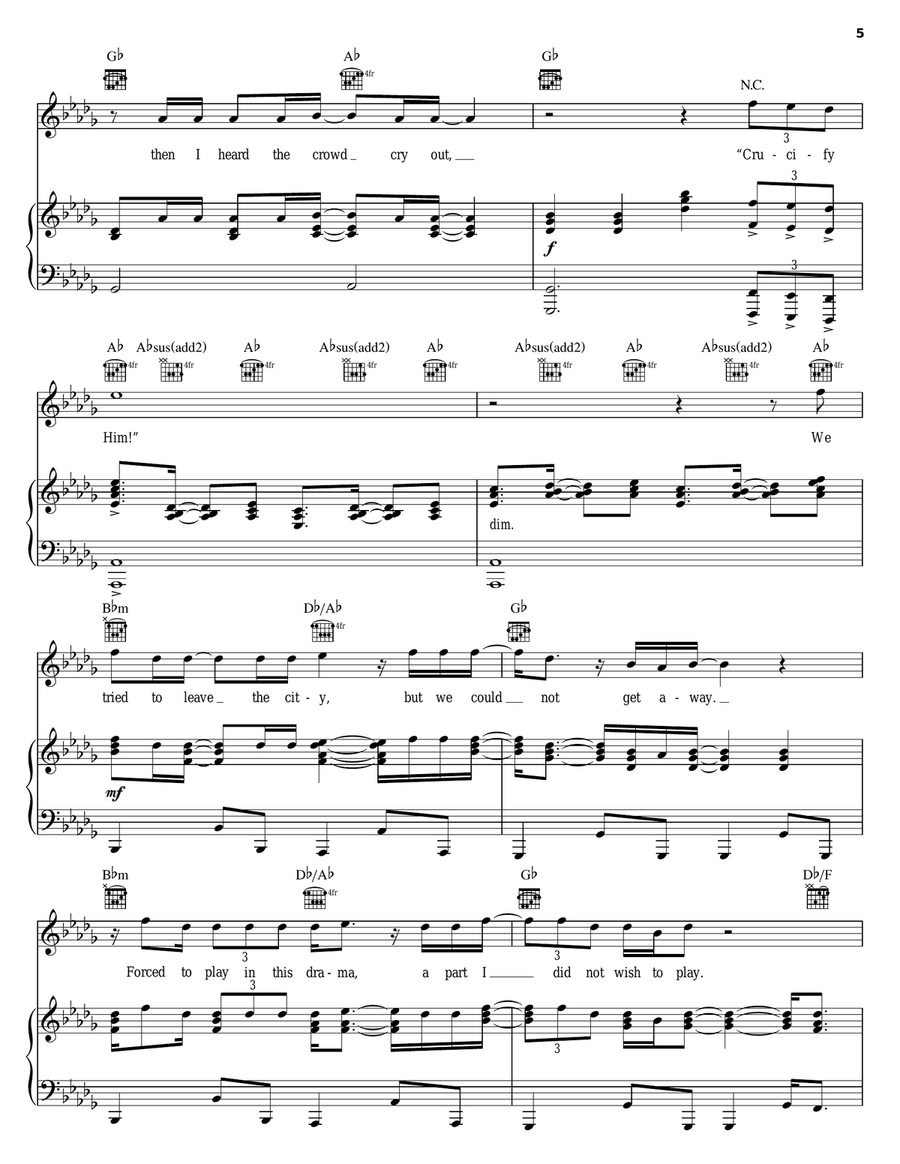 Watch The Lamb Watch The Lamb Acoustic Guitar scores gallery preview page 5