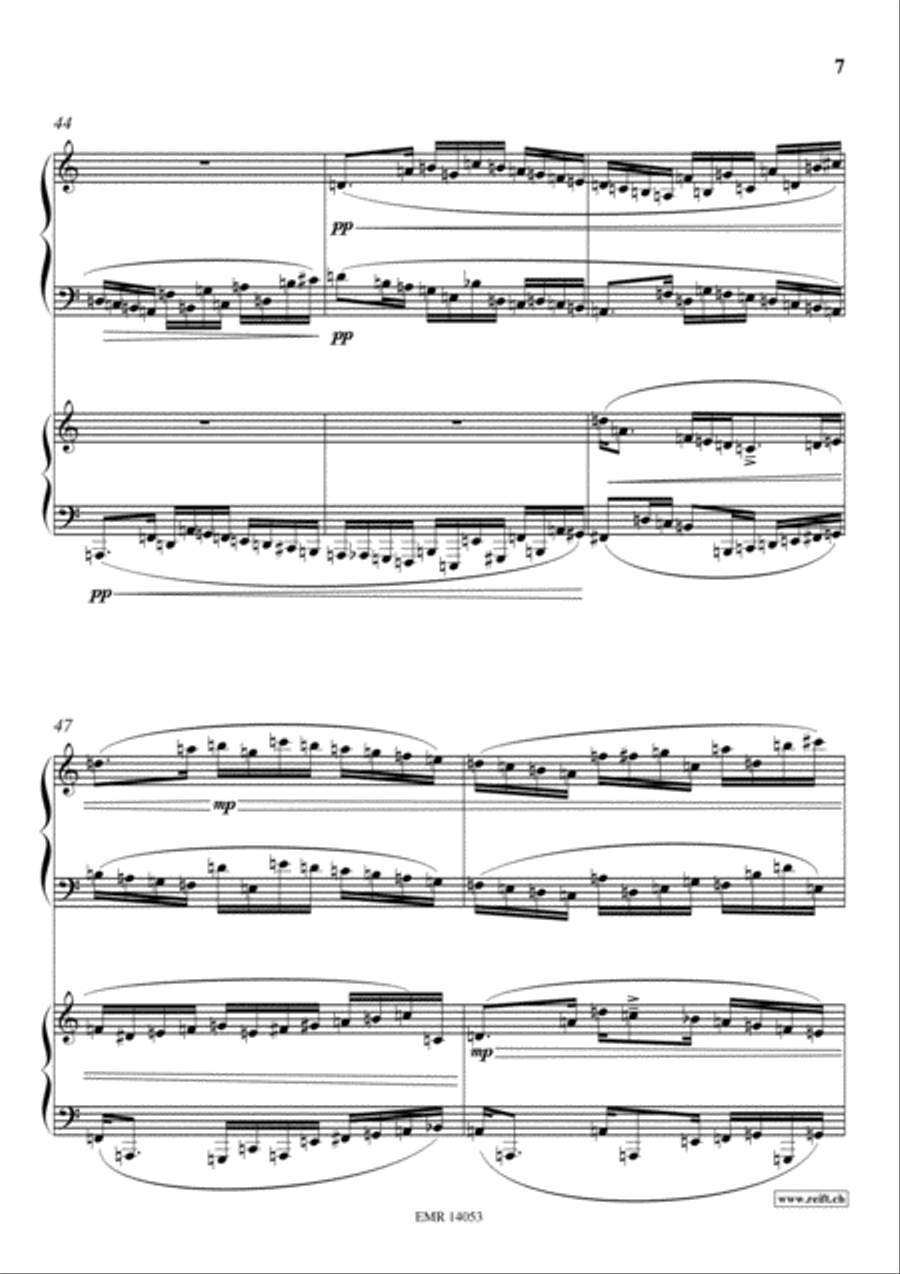 Fantasia Del Primo Tono Fantasia Del Primo Tono Piano Duet scores gallery preview page 7