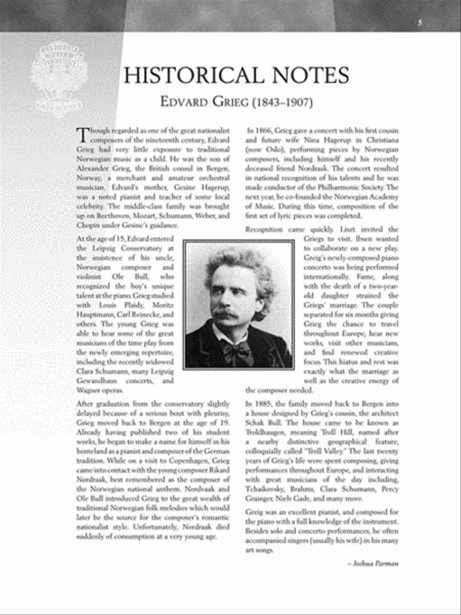 Edvard Grieg – Selected Lyric Pieces Piano Solo scores gallery preview page 2