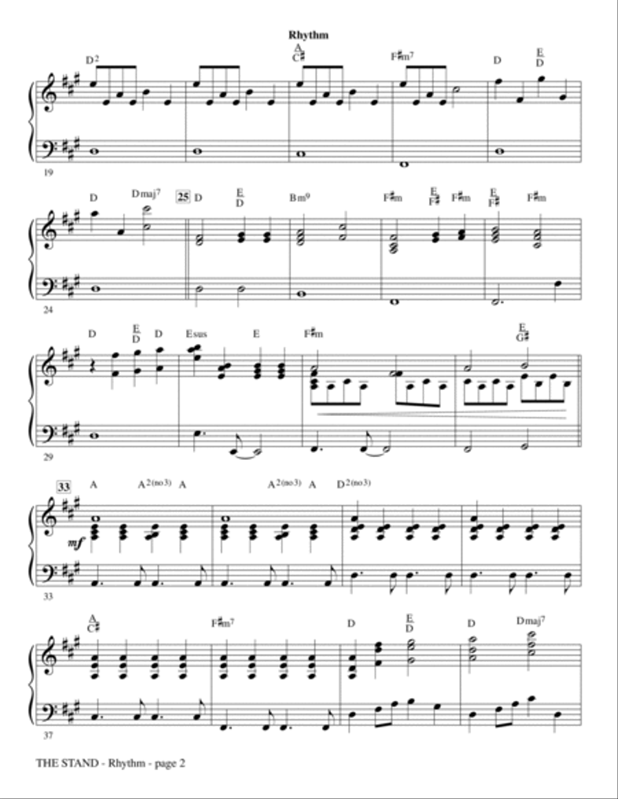 The Stand - Rhythm Choir scores gallery preview page 2