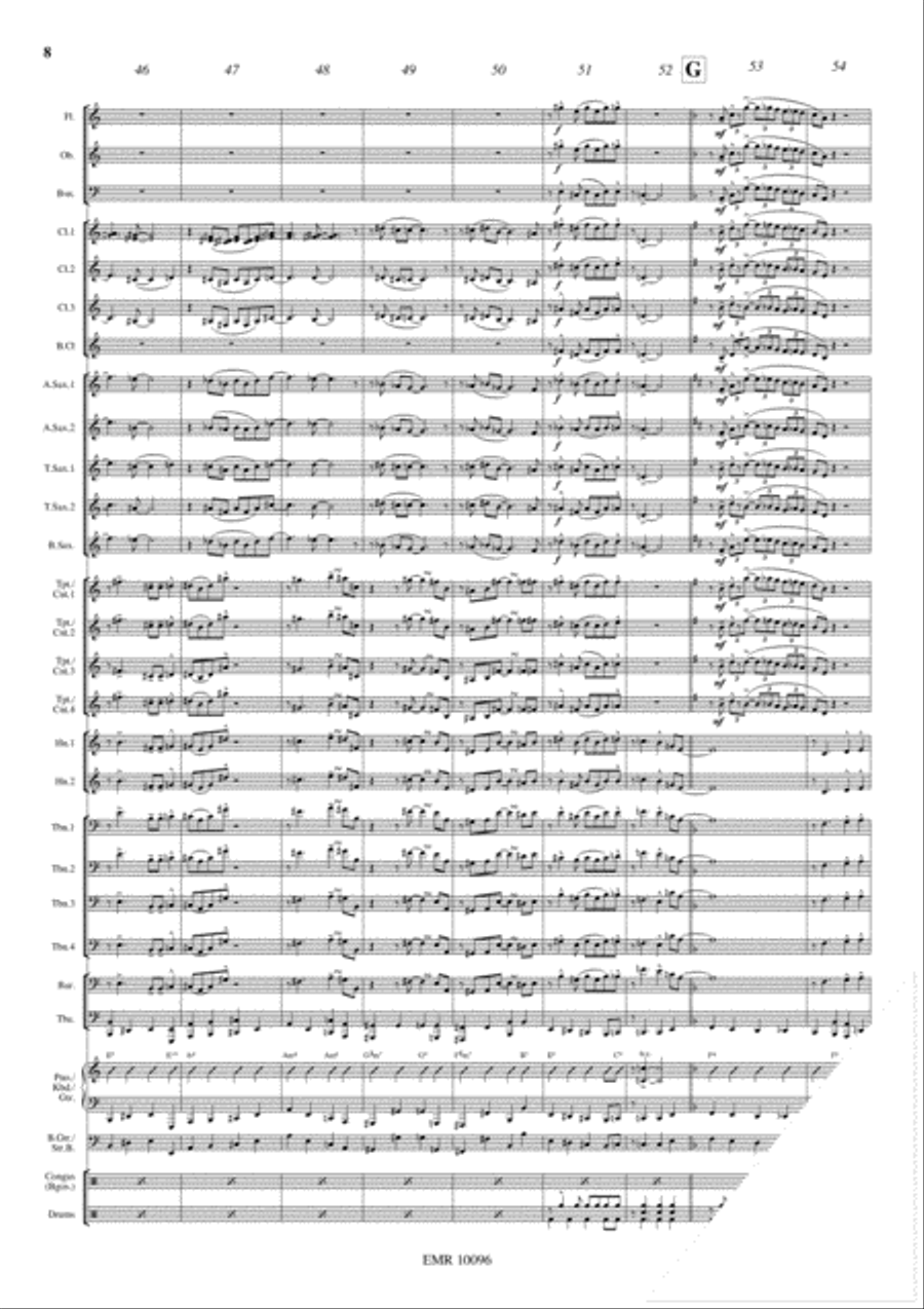 Sentimental Dreams Concert Band scores gallery preview page 9