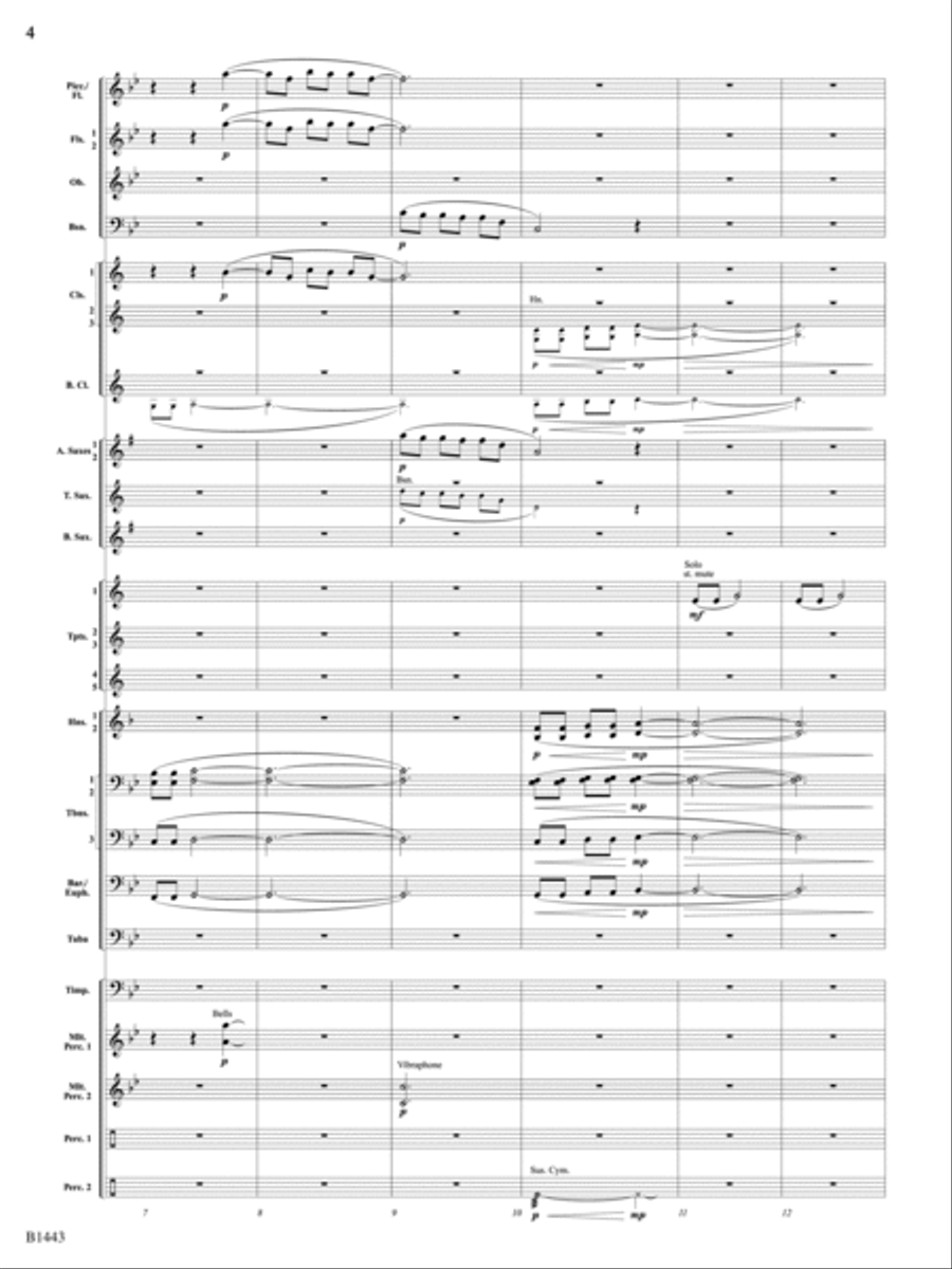 Journal for a Soldier: Score Concert Band scores gallery preview page 4