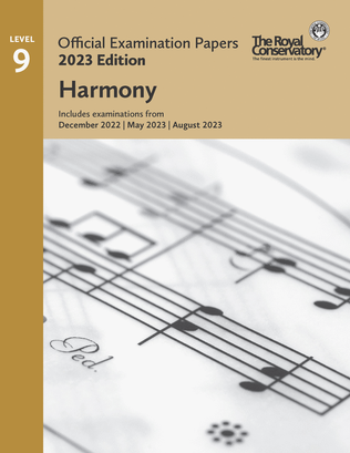 Book cover for 2023 Official Examination Papers: Level 9 Harmony