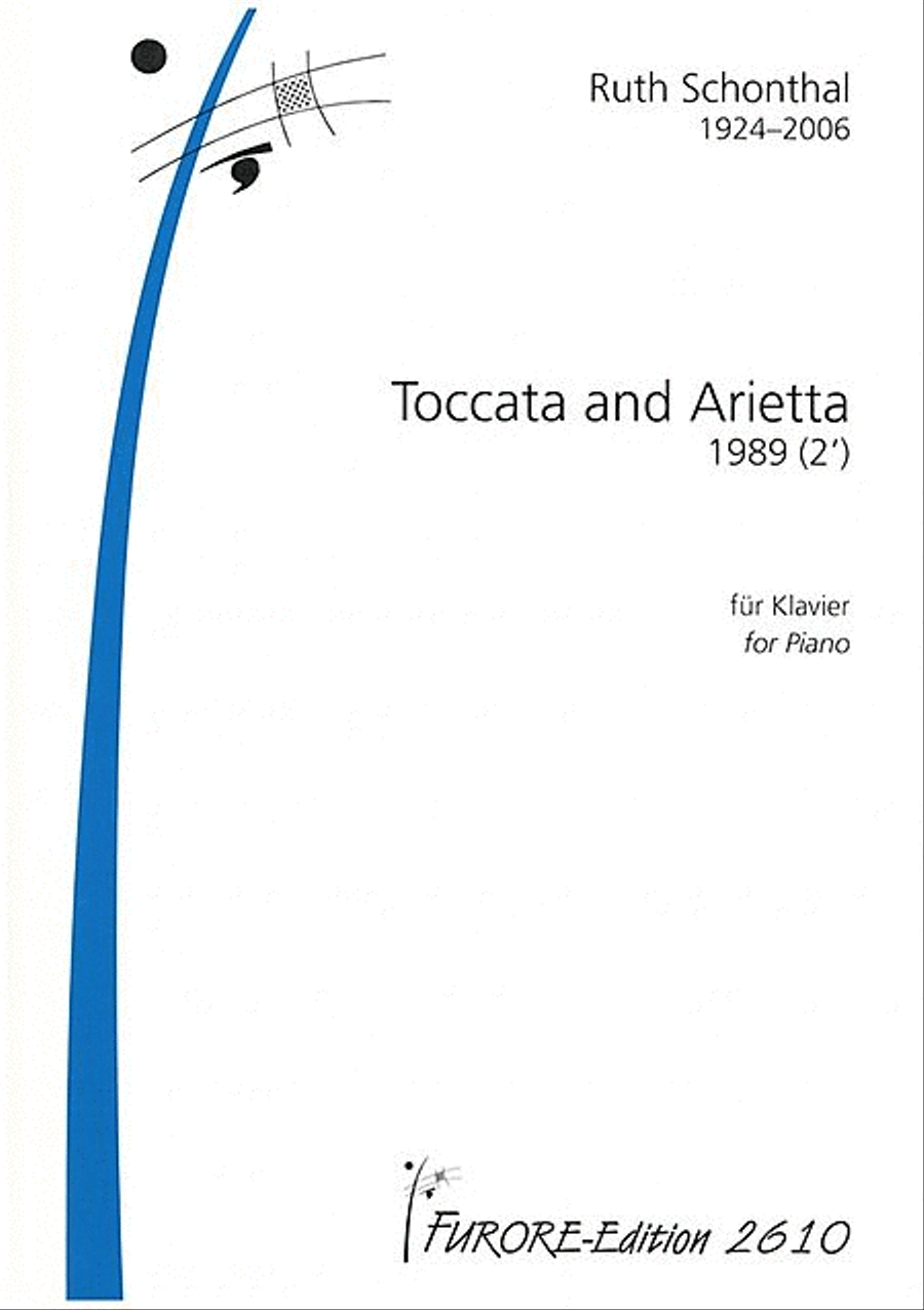 Toccata and Arietta Harpsichord scores gallery preview page 1
