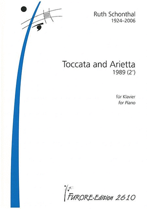 Book cover for Toccata and Arietta