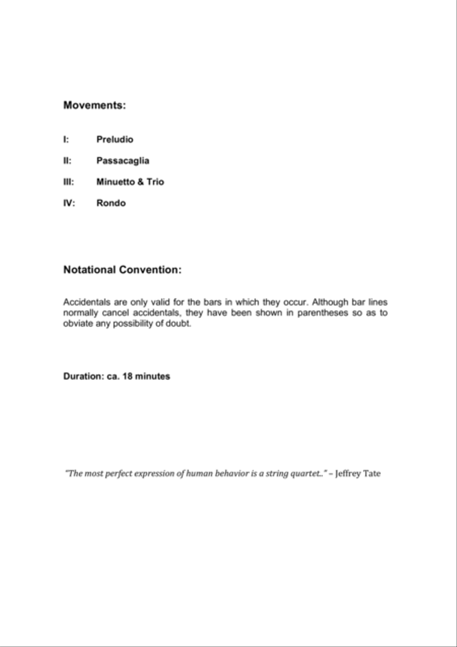 String Quartet no. II String Quartet scores gallery preview page 2