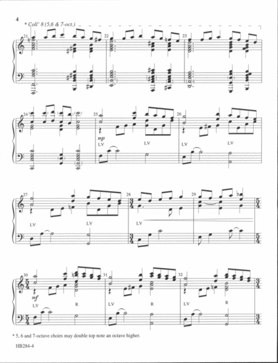 Scherzo No. 2 Handbell Choir scores gallery preview page 4
