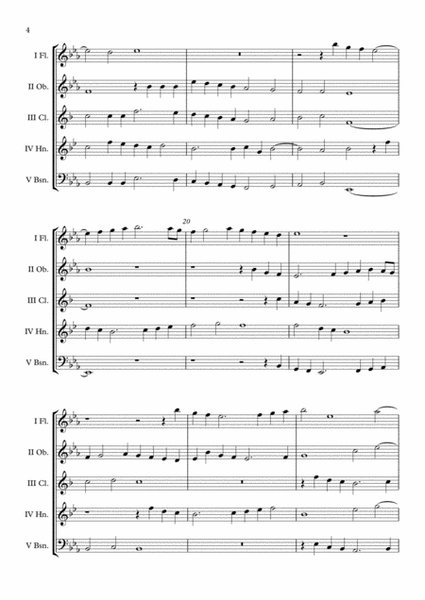 Canzon I a 4 Ch.194 (Giovanni Gabrieli) Wind Quintet arr. Adrian Wagner image number null