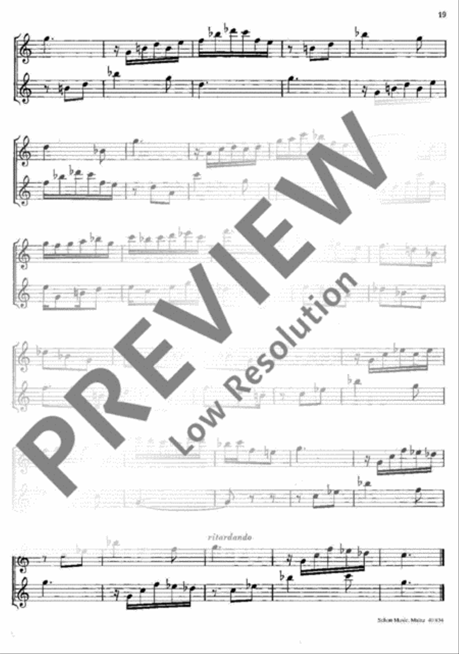 Dance piece Dance piece Alto Recorder scores gallery preview page 20