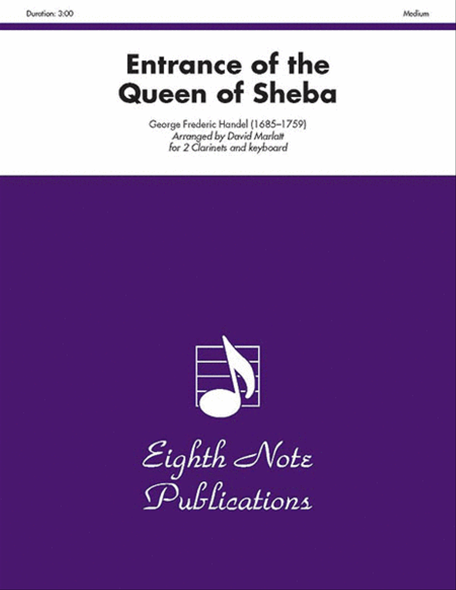 Entrance of the Queen of Sheba