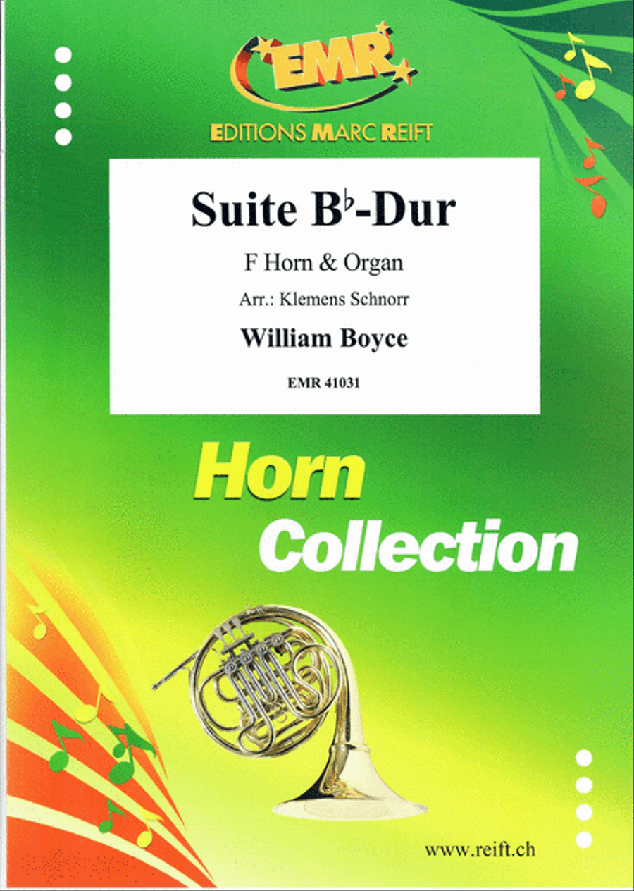 Suite Bb-Dur Suite Bb-Dur Horn scores gallery preview page 1