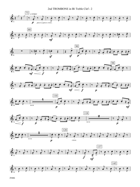 Polka from The Bartered Bride: (wp) 2nd B-flat Trombone T.C.