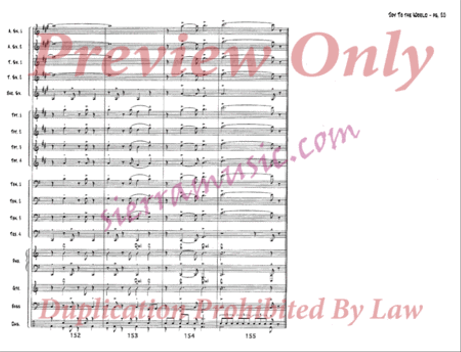 Joy to the World Jazz Ensemble scores gallery preview page 21
