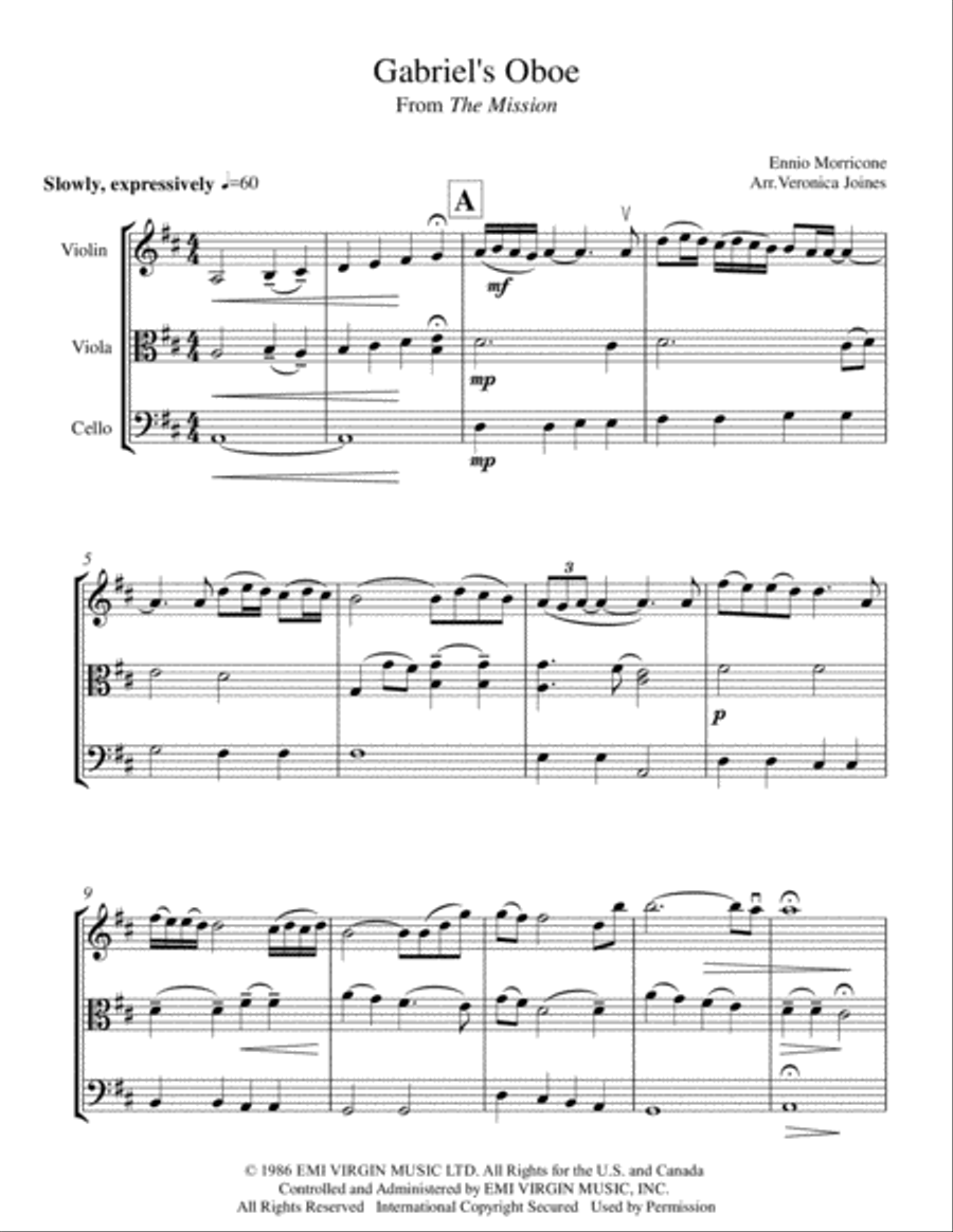Gabriel's Oboe Small Ensemble scores gallery preview page 2