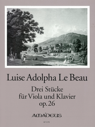 Book cover for 3 Pieces op. 26