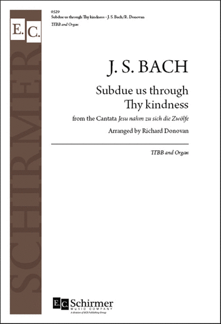 Cantata 22: Subdue us through Thy kindness TTBB scores gallery preview page 1