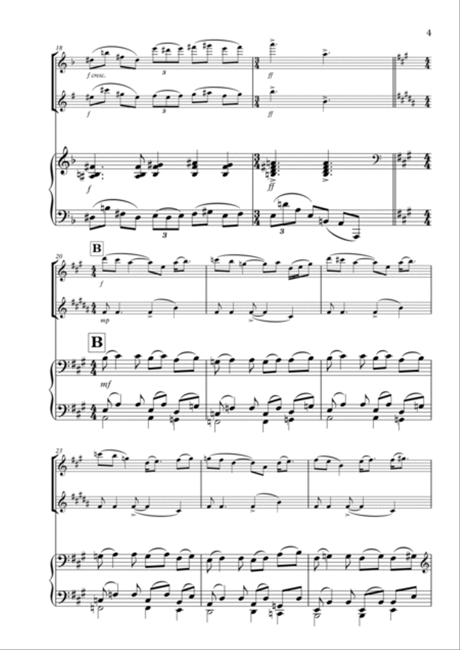 Optimistische Popsongs gegen die Coronadepression Woodwind Duet scores gallery preview page 5