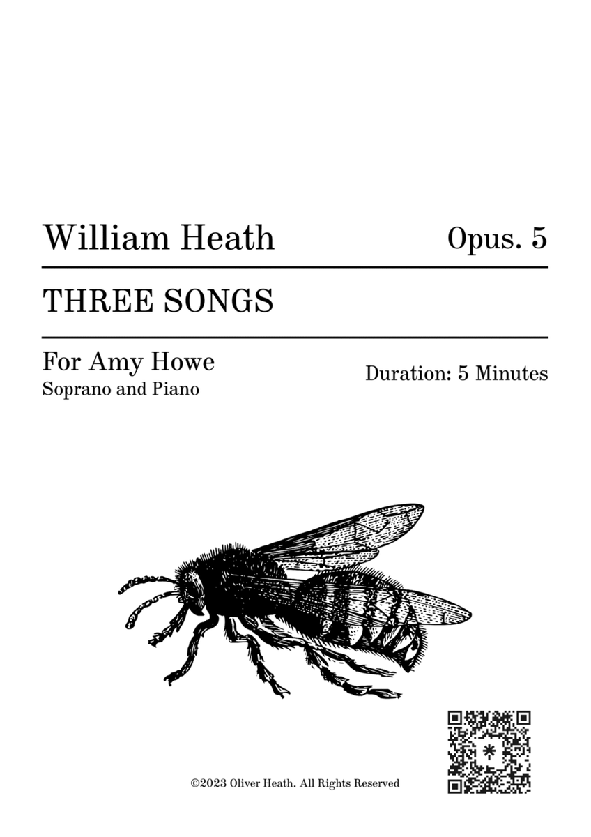 Opus 5: Three Songs image number null