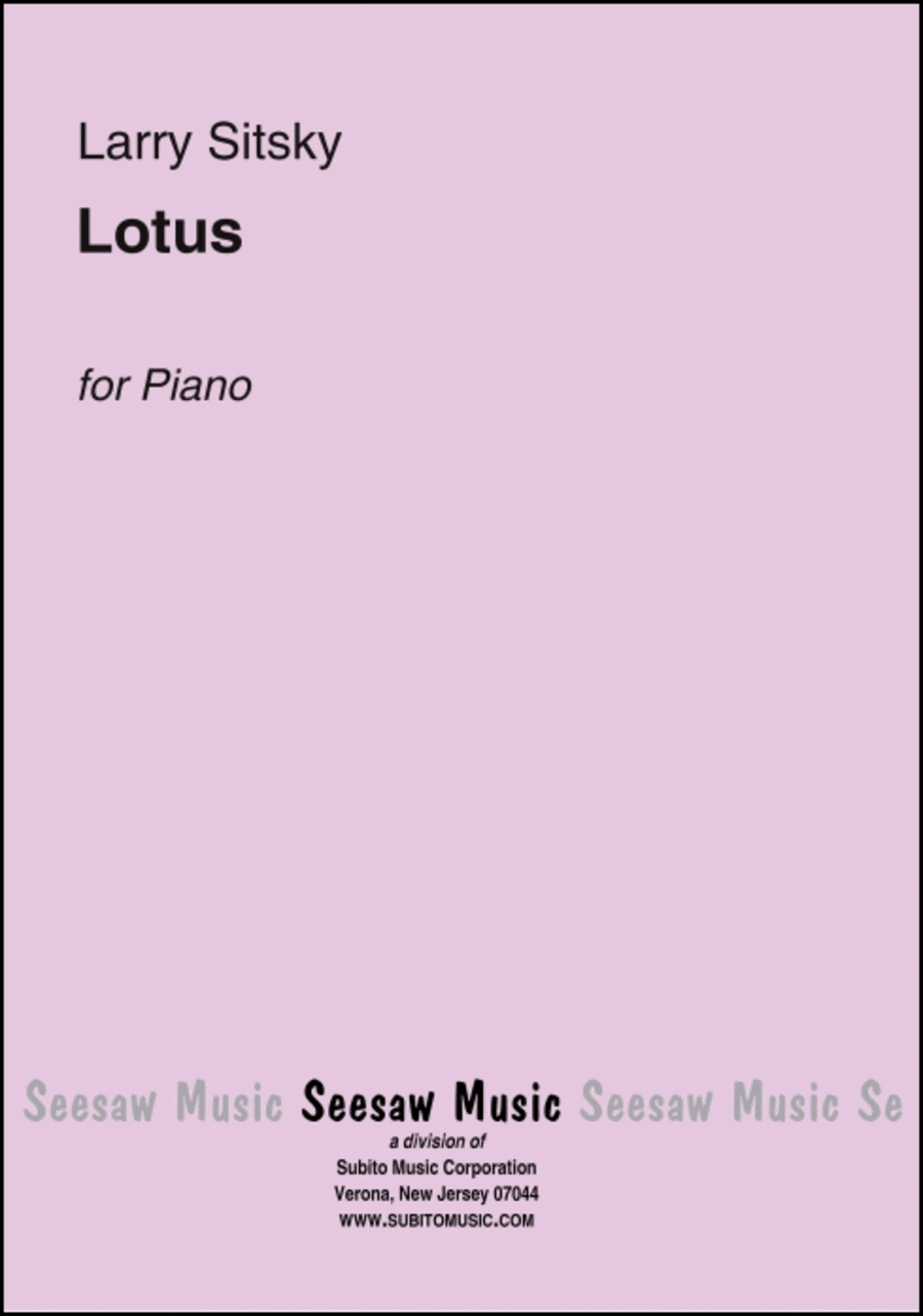 Lotus Harpsichord scores gallery preview page 1
