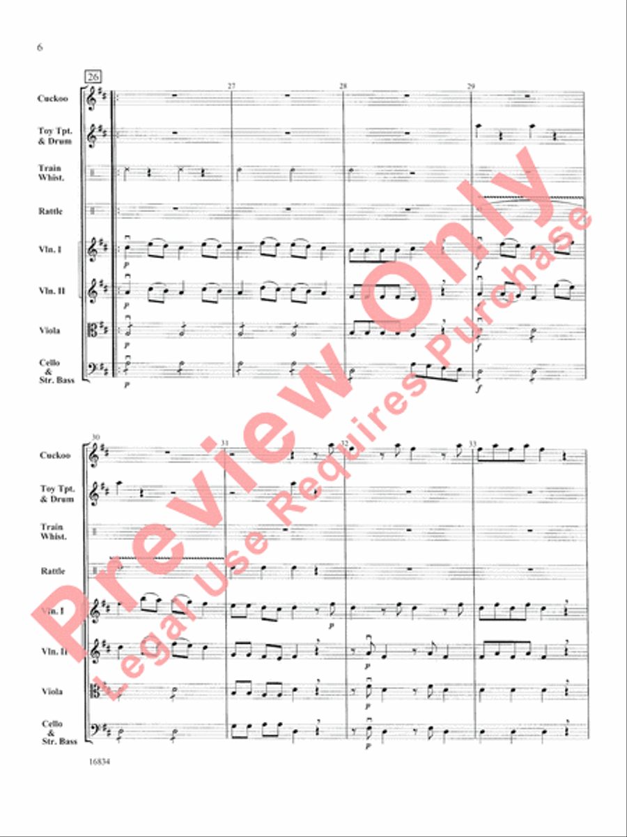 Toy Symphony String Orchestra scores gallery preview page 7