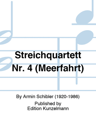 Book cover for String quartet no. 4 (Sea journey)