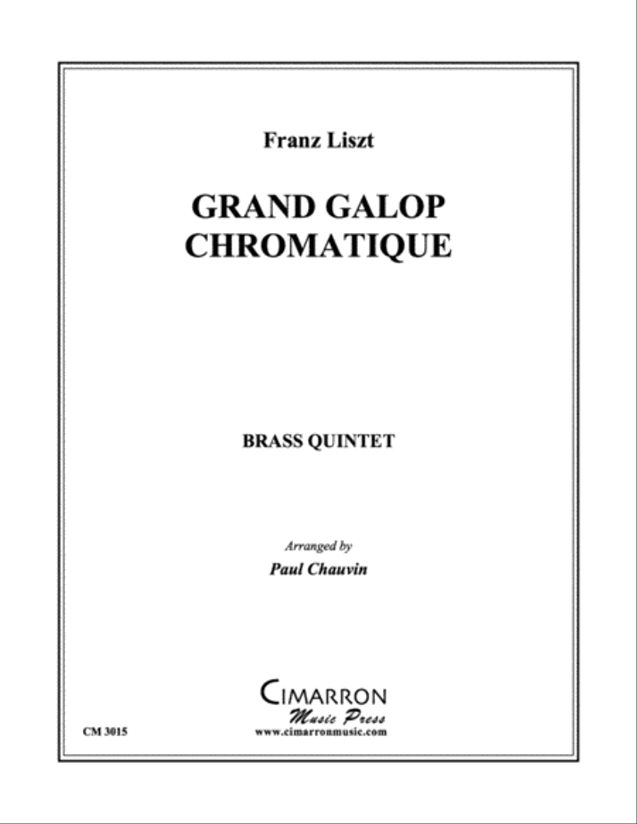 Grand Galop Chromatique Brass Quintet scores gallery preview page 1