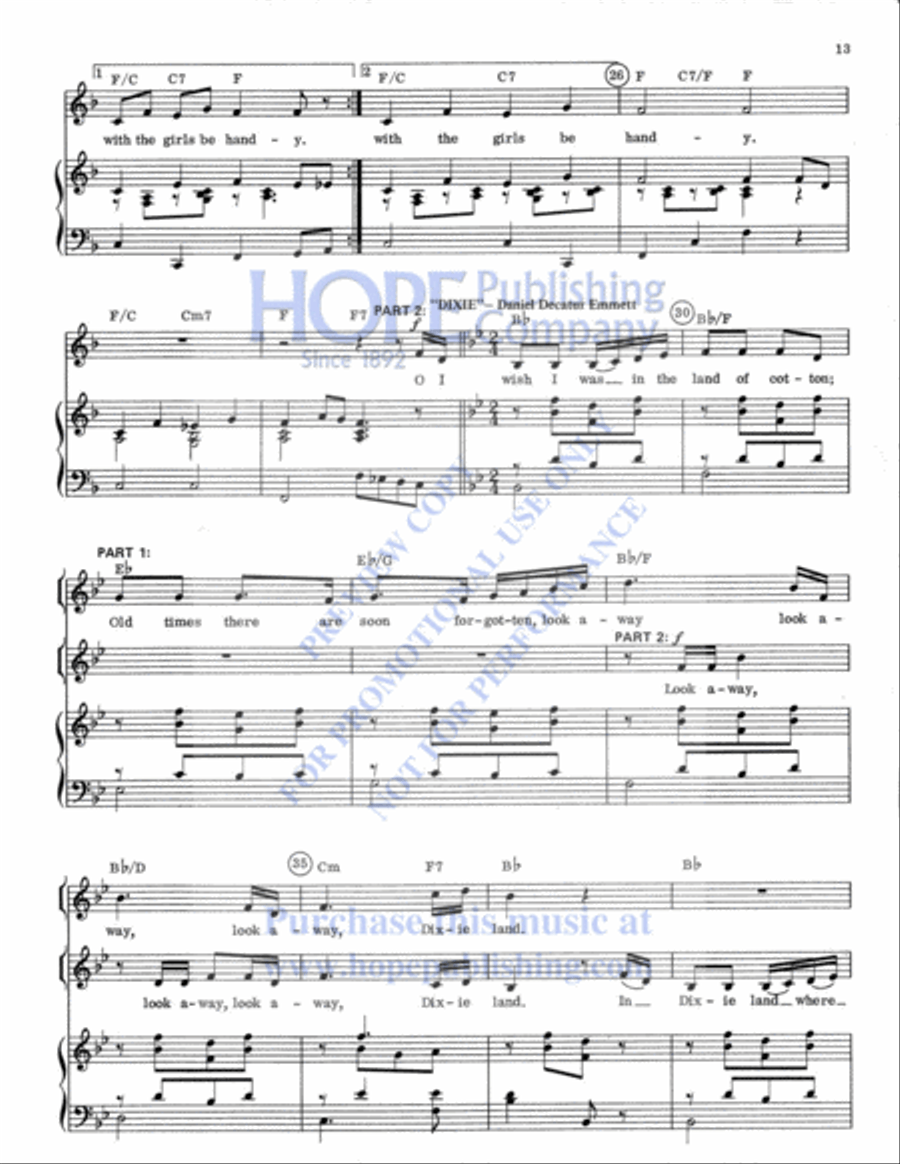 My Country My Country Unison Choir scores gallery preview page 14