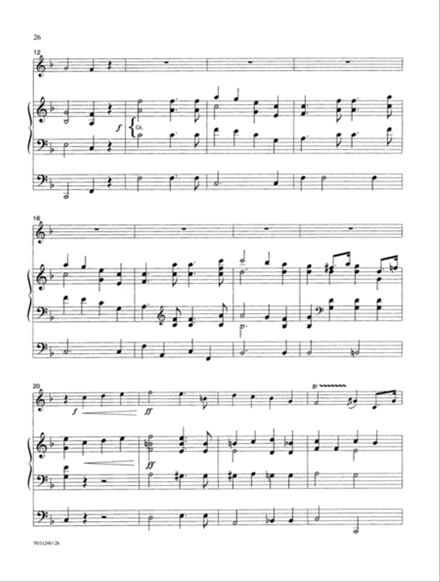 Wedding Classics for Trumpet and Organ Trumpet scores gallery preview page 16