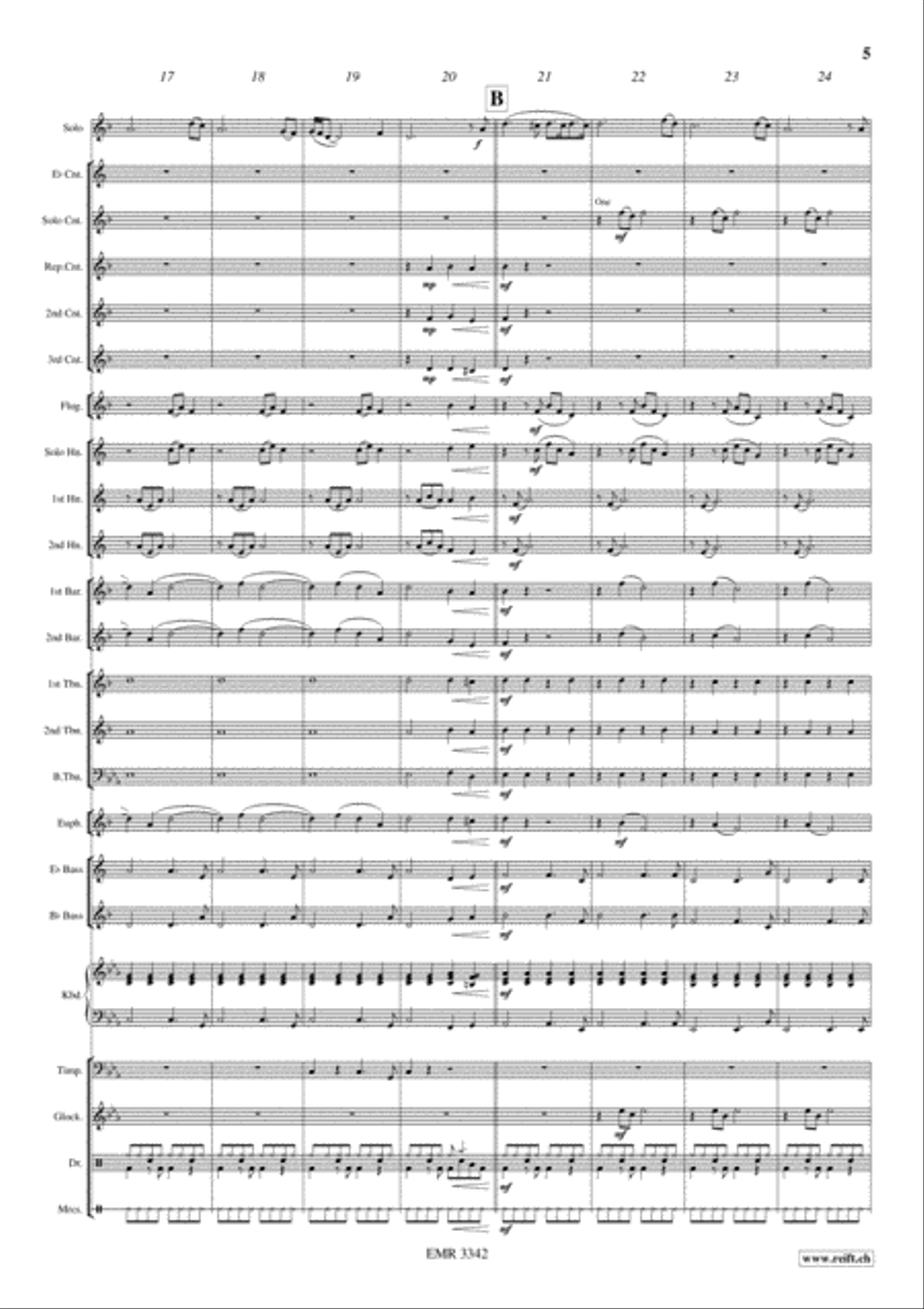 El Condor Pasa Brass Band scores gallery preview page 6